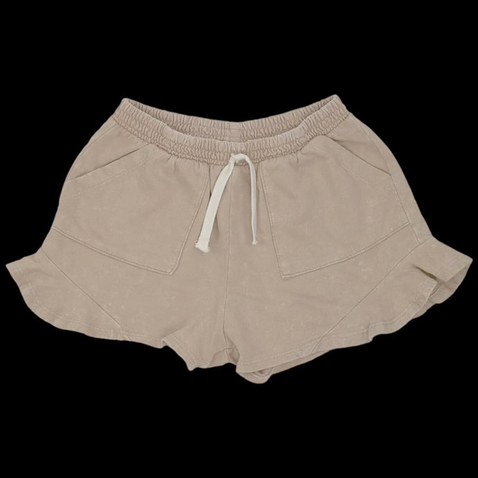 Tiny Whales - Sandstone Butterfly Shorts - Mineral Wheat
