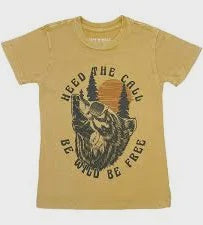 Tiny Whales - Heed The Call T-Shirt - Vintage Gold