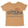 Tiny Whales - Mountains Are Calling T-Shirt - Rust