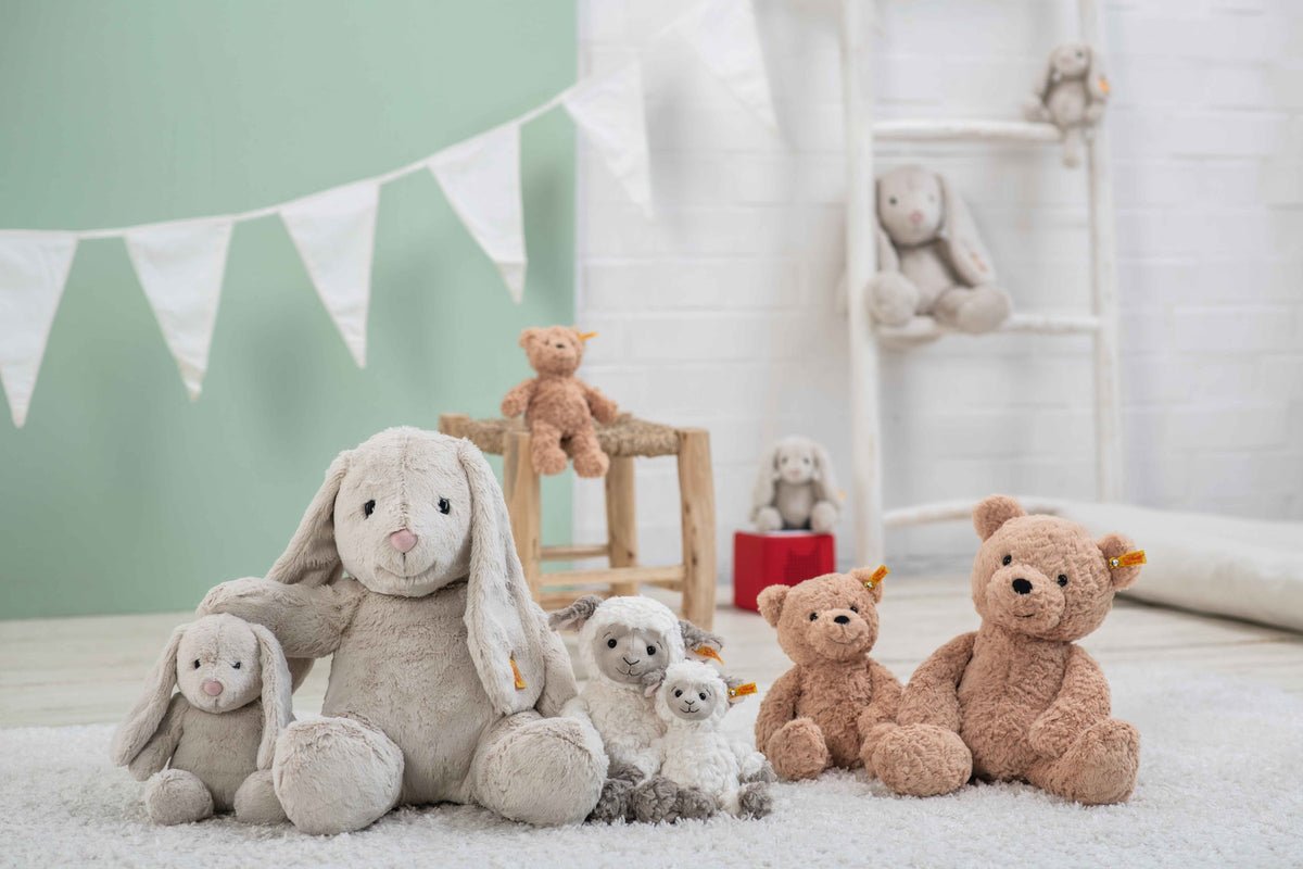 Steiff - Soft Cuddly Friends - Hoppie Rabbit 14in – Jack + Emmy