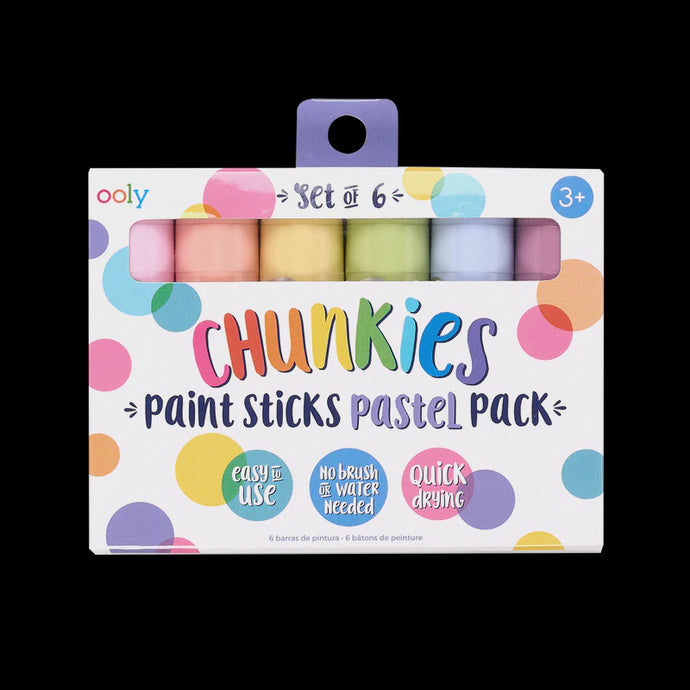 Ooly - Chunkies Paint Sticks Set of 6 - Pastel