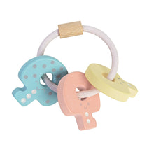Load image into Gallery viewer, Plan Toys - Baby Key Rattle - Pastel