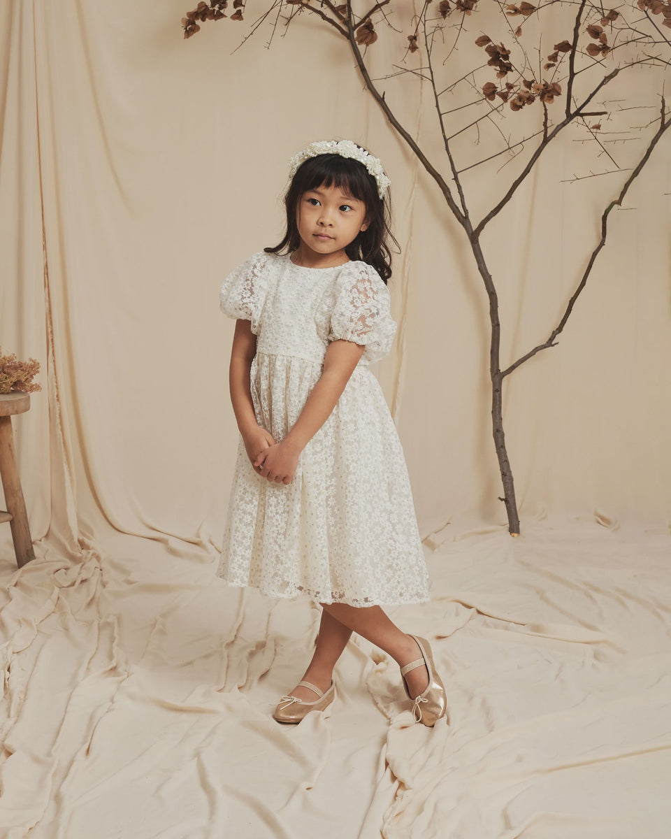 Noralee - Chloe Dress - Embroidered Floral