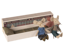 Load image into Gallery viewer, Maileg - Grandma & Grandpa Mice in Matchbox