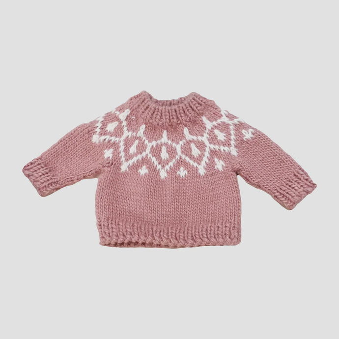 The Blueberry Hill - Icicle Sweater -  Rose