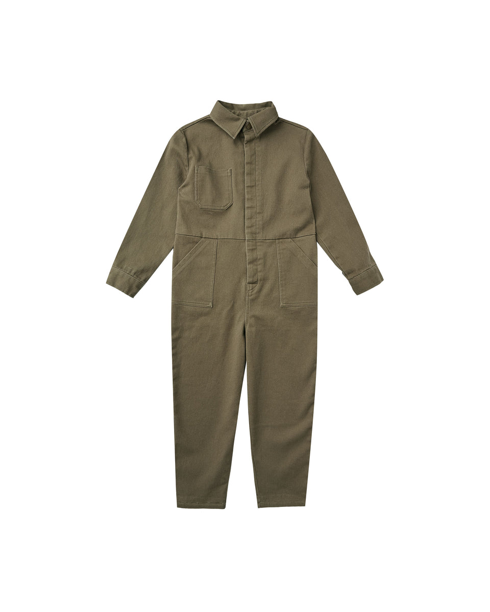 Rylee + Cru Coverall Jumpsuit In Blue