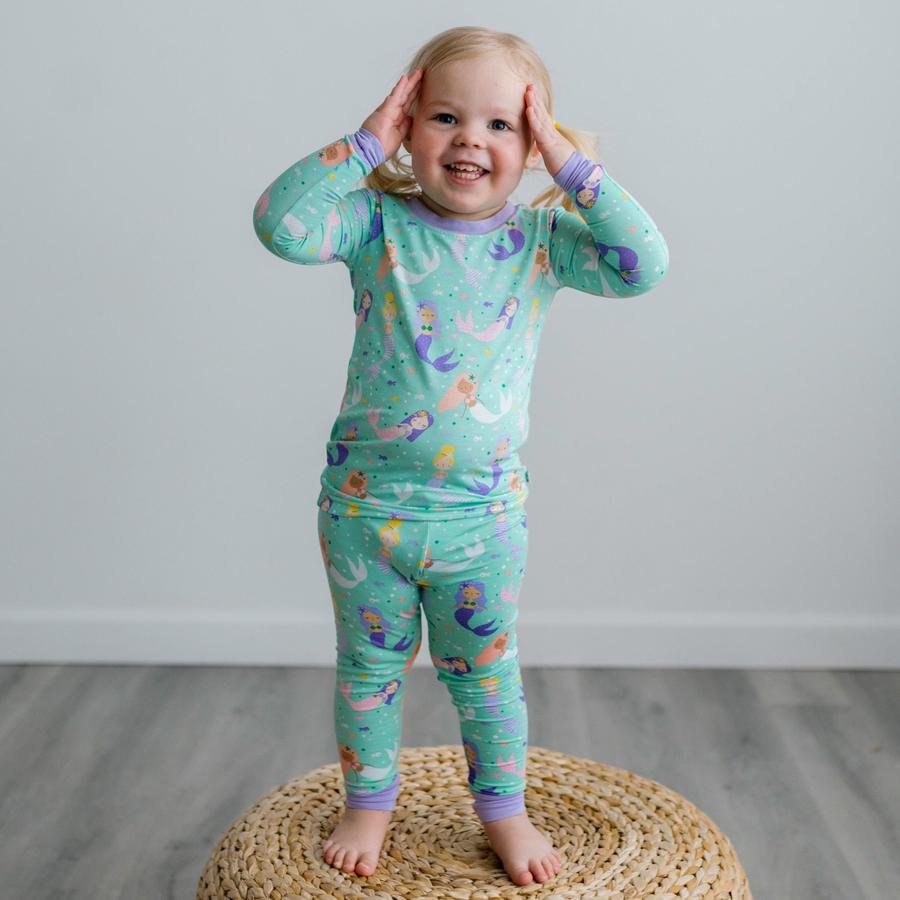 RESERVED NWT factory Little Sleepies OG Mermaids 18-24m