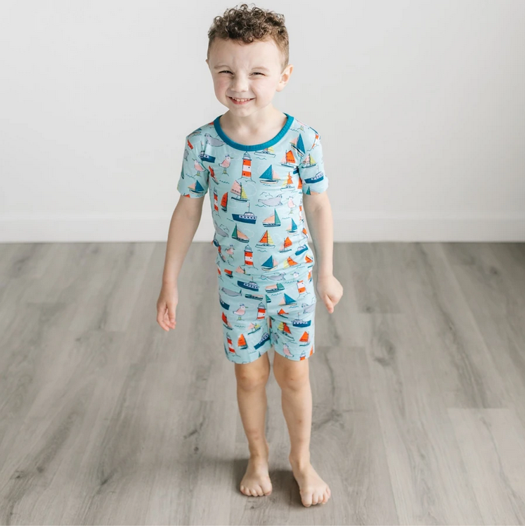 Little Sleepies - Set Sail Short Sleeve & Shorts 2 Piece Pajama Set – Jack  + Emmy