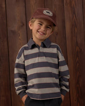 Load image into Gallery viewer, Rylee + Cru - Rugby Polo - Sage Stripe