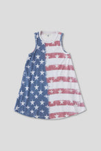 Load image into Gallery viewer, Sol Angeles - Stars and Stripes Flounce Dress