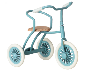 Maileg - Abri a Tricycle, Mouse - Petrol blue