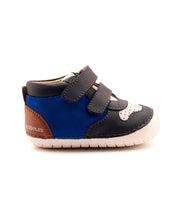 Load image into Gallery viewer, Old Soles - Got Pave - Fluro Blue Suede/Tan /Navy