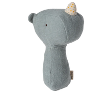Load image into Gallery viewer, Maileg - Lullaby Friends Rhino Rattle - Dusty Blue