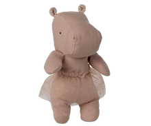 Load image into Gallery viewer, Maileg - Safari Friends, Hippo with Skirt, Small - Soft Rose