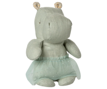 Load image into Gallery viewer, Maileg - Safari Friends, Hippo with Skirt, Small - Mint