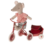 Load image into Gallery viewer, Tricycle Mouse, Big Sister - Red