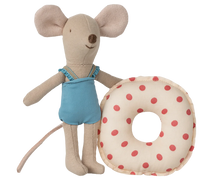 Load image into Gallery viewer, Maileg - Beach Mouse With Float, Little Sister - Red Dot