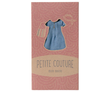 Load image into Gallery viewer, Maileg - Denim Dress and Bag, Mum Mouse