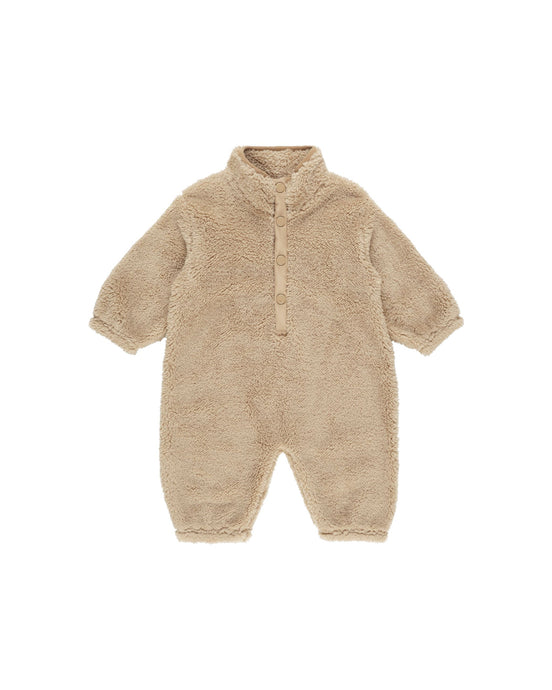 Rylee + Cru - Fuzzy Winter Jumpsuit - Gold