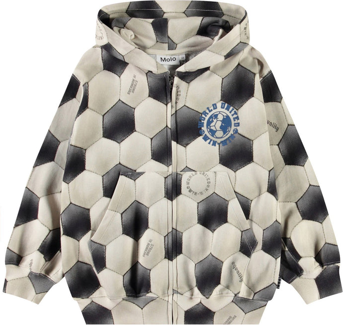 Molo - Mazz Organic Cotton Hoodie - Football Noise