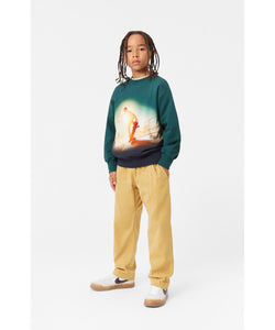 Molo - Mattis Organic Sweatshirt - Green Sky Skate