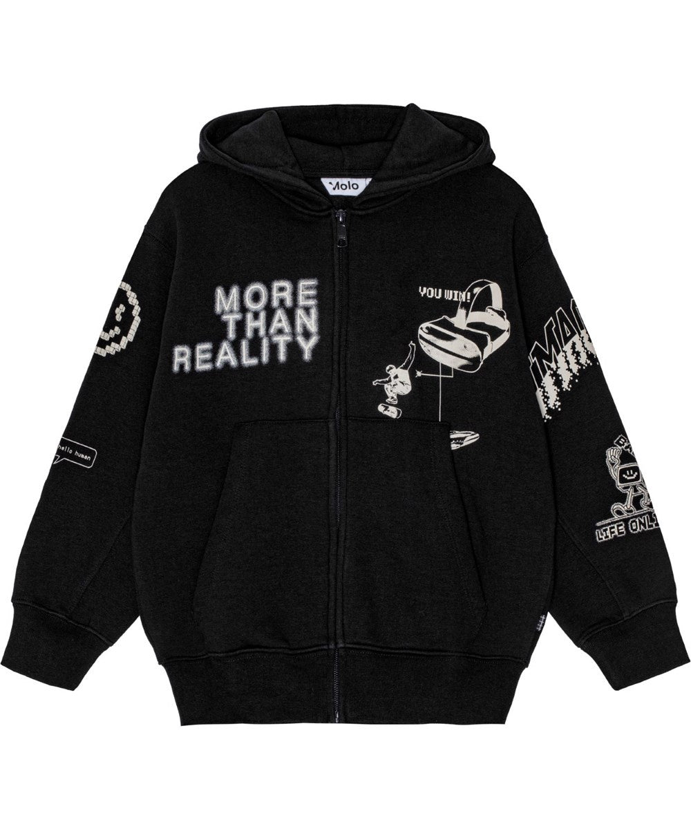 Molo -  Mazz Organic Hoodie - Black