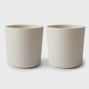 Mushie - Dinnerware Cup, Set of 2 - Ivory