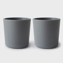 Load image into Gallery viewer, Mushie - Dinnerware Cup, Set of 2 - Smoke