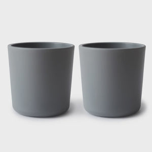 Mushie - Dinnerware Cup, Set of 2 - Smoke