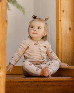 Rylee + Cru - Organic Long John Pajama - Ornaments