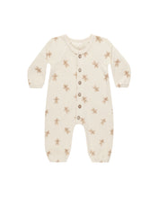 Load image into Gallery viewer, Quincy Mae - Organic Waffle Long Sleeve Jumpsuit - Gingerbread