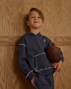 Rylee + Cru - Coast Hoodie - Heathered Navy