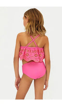 Load image into Gallery viewer, Beach Riot - Little Tanvi/ Janie Set - Strawberry Eyelet
