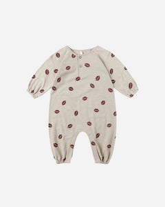 Rylee + Cru - Henley Jumpsuit - Football