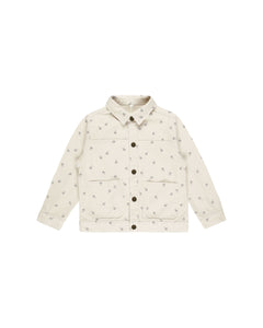 Rylee + Cru - Denim Chore Coat - Blue Daisy