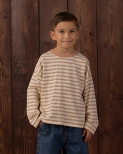 Load image into Gallery viewer, Rylee + Cru - Camden Long Sleeve Tee - Fawn Stripe