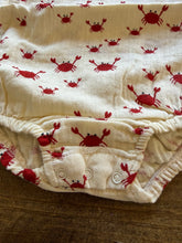 Load image into Gallery viewer, Fin &amp; Vince - Organic Wrap Onesie - Crabs