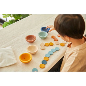 Plan Toys - Sort & Count Cups - Orchard