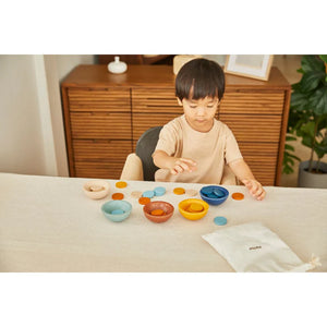 Plan Toys - Sort & Count Cups - Orchard