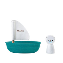 Load image into Gallery viewer, Plan Toys - Sailing Boat - Polar Bear