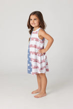 Load image into Gallery viewer, Sol Angeles - Stars and Stripes Flounce Dress
