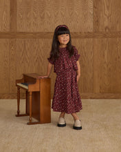 Load image into Gallery viewer, Rylee + Cru - Ruffle Tiered Midi Skirt - Harvest Berry