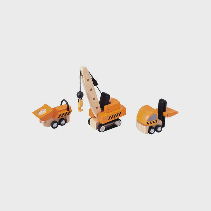 Plan Toys - Construction Vehicles Set