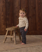 Load image into Gallery viewer, Rylee + Cru - Ruffle  Collar Bodysuit - Natural Ditsy