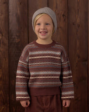 Load image into Gallery viewer, Rylee + Cru - Aspen Sweater - Mulberry Multi - Stripe