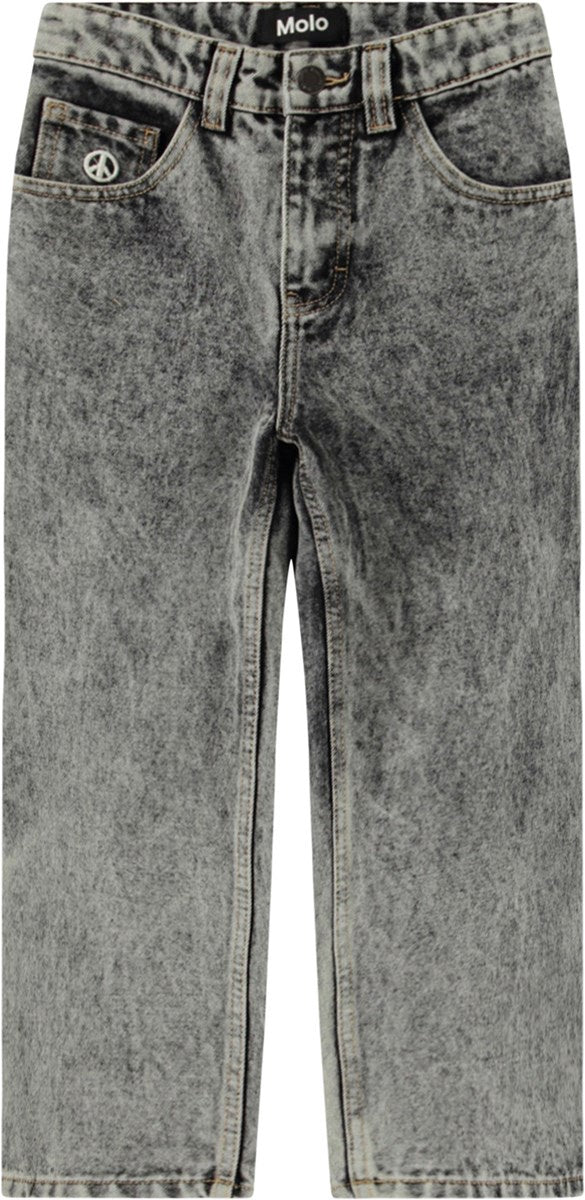 Molo - Aska Oversized Jeans - Grey Stonewash