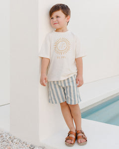 Rylee + Cru - Dawson Short - Ocean Stripe