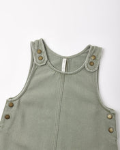 Load image into Gallery viewer, Rylee + Cru - Odette Overall Dress - Dark Sage