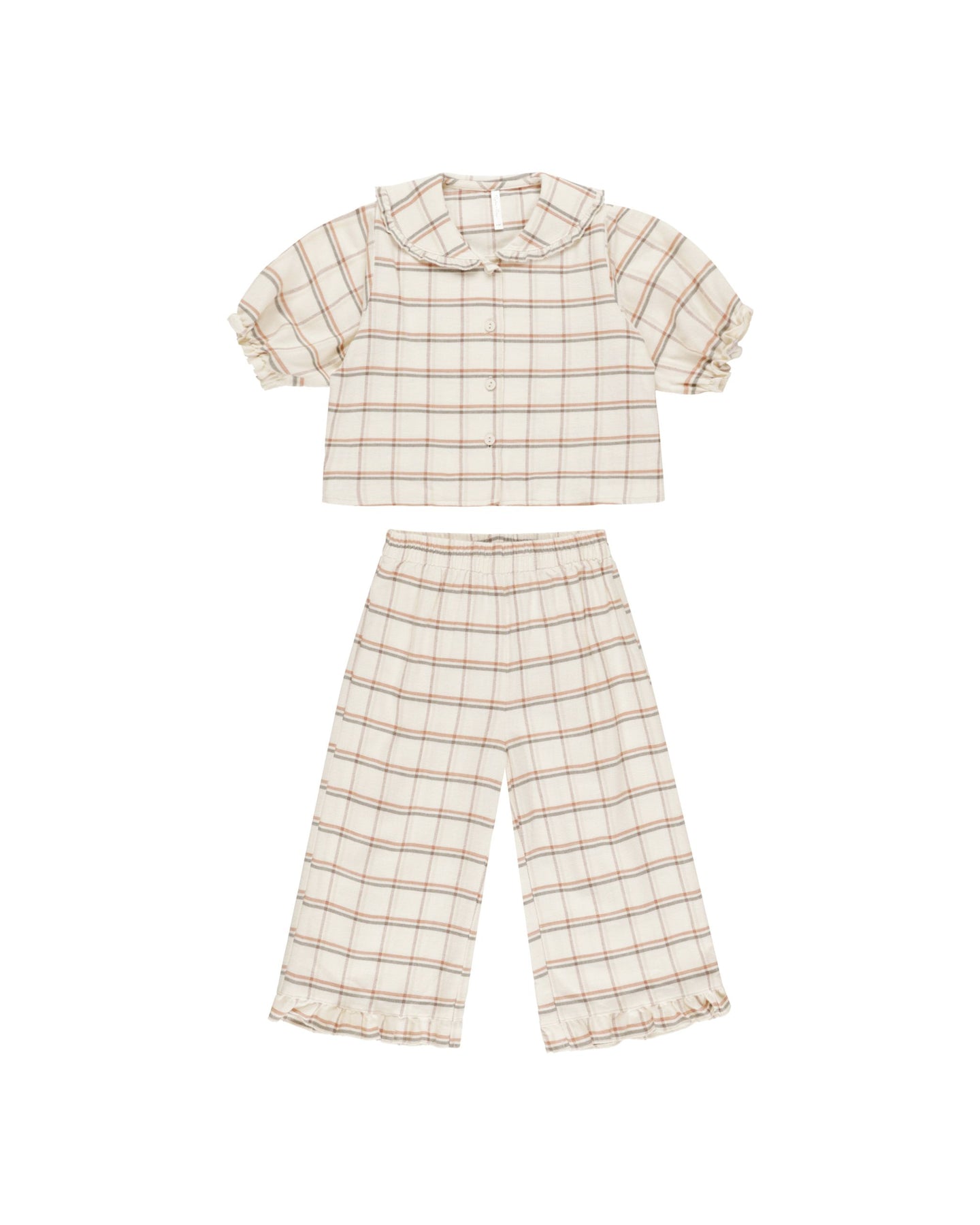 Rylee + Cru - Ruffle Pajamas - Holiday Plaid