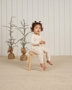 Quincy Mae - Bamboo Pajama Set - Holly Berry